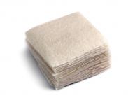 Cleaning pads cotton white, 40x40mm 40x40mm