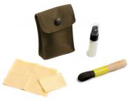 Optics cleaning set with storage bag, 4-part 